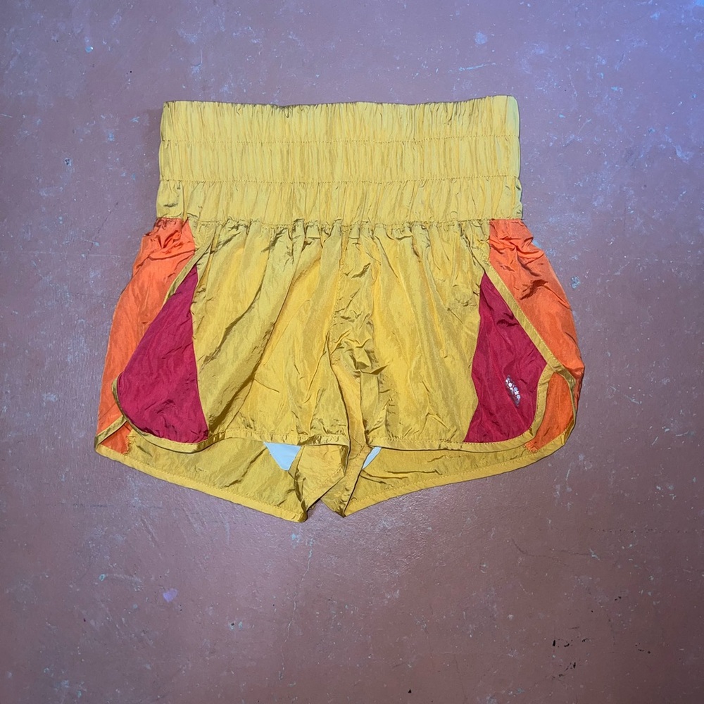 Free People Movement The way back home short in sunshine colors size small